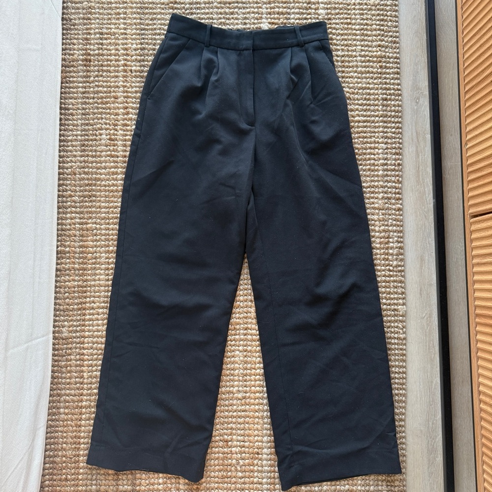 A&F Sloane Tailored Wide Leg Pant